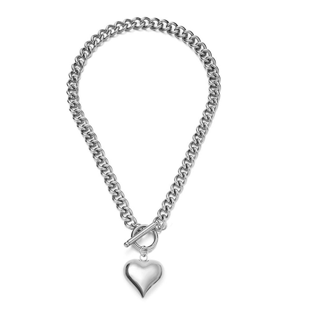 Beautiful Stainless Steel Heart Pendant 📿