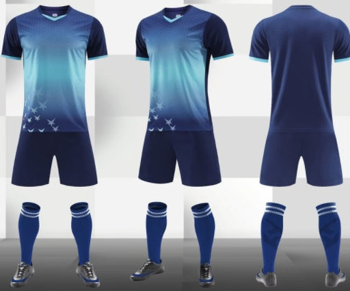 Gradient Short Sleeve Soccer/Football Jersey