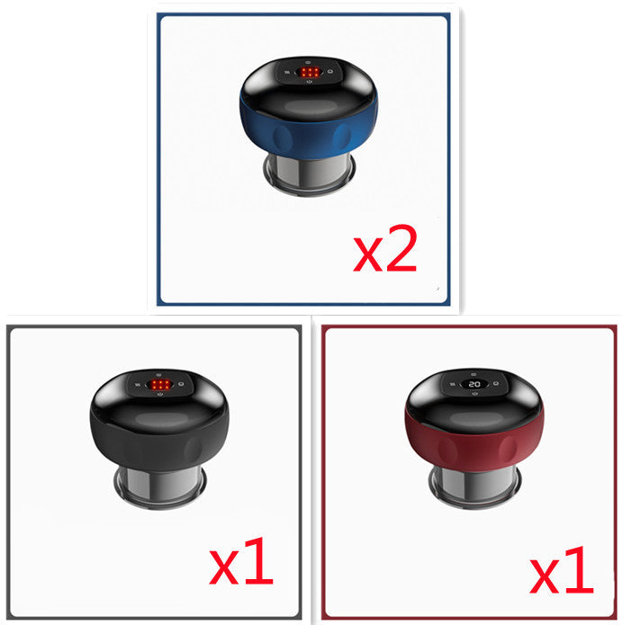 Electric Vacuum Cupping Massage Body. Cups For Anti-Cellulite Therapy And Body Massager