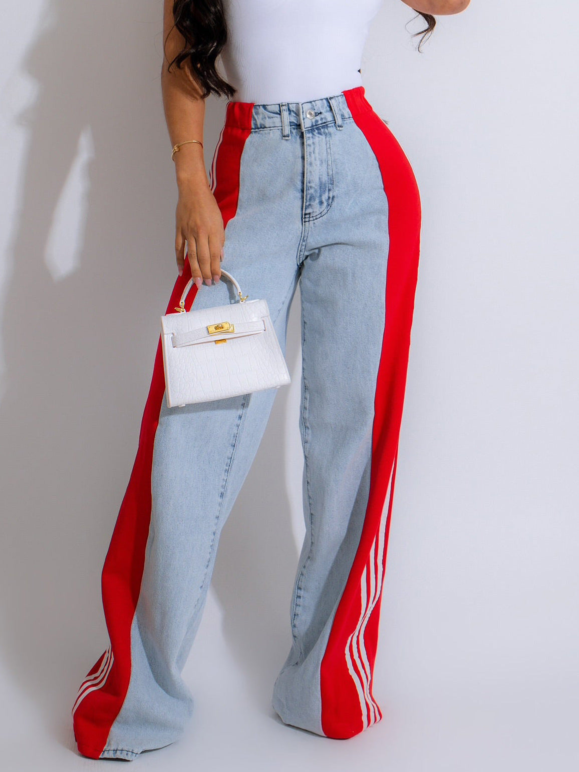 Very beautiful 2024 Casual High Waist Pants Streetwear for Women - A Trust Market