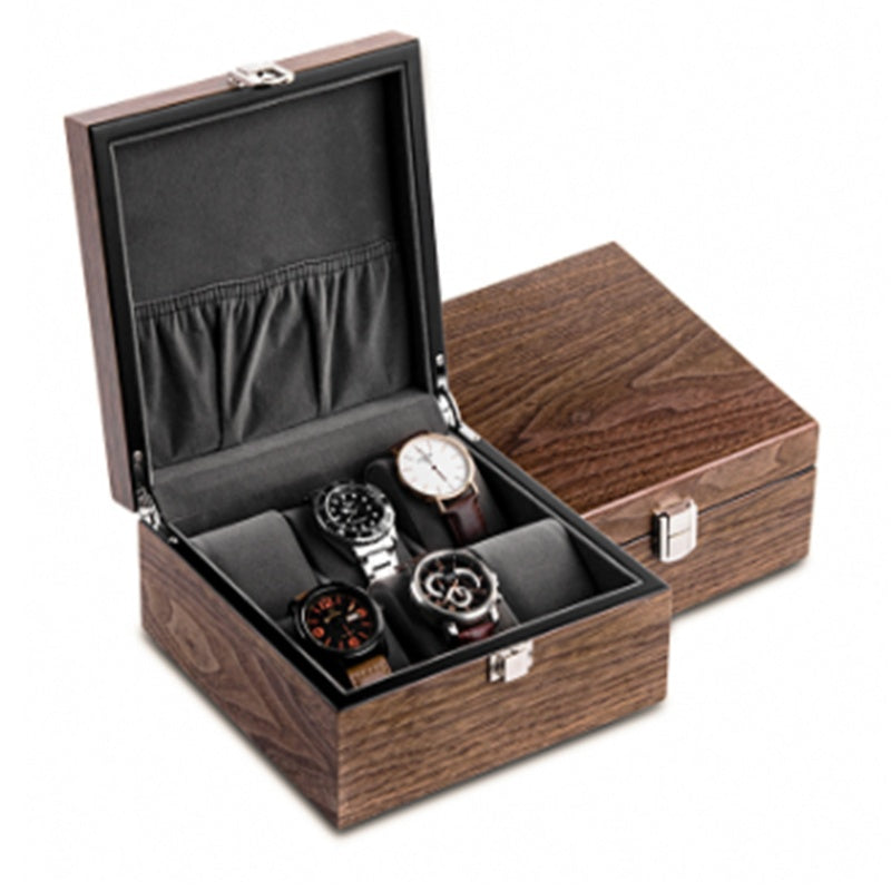 Walnut Watch Organizer Box - A Trust Market