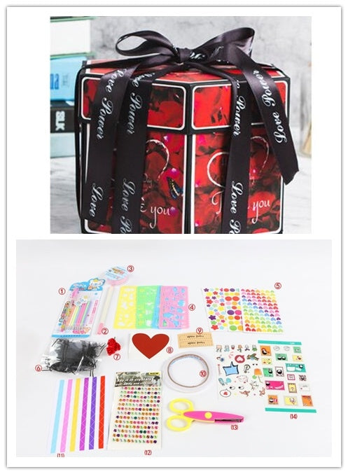 Surprise Explosion Box. Photo Album Gift Box for Valentine Day - A Trust Market
