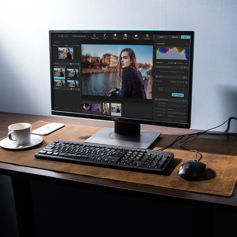 Extra Large Non-slip Desktop Leather Pad