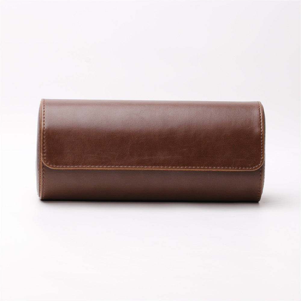 Elegant Watch Box With 3 Slots in PU Leather - A Trust Market