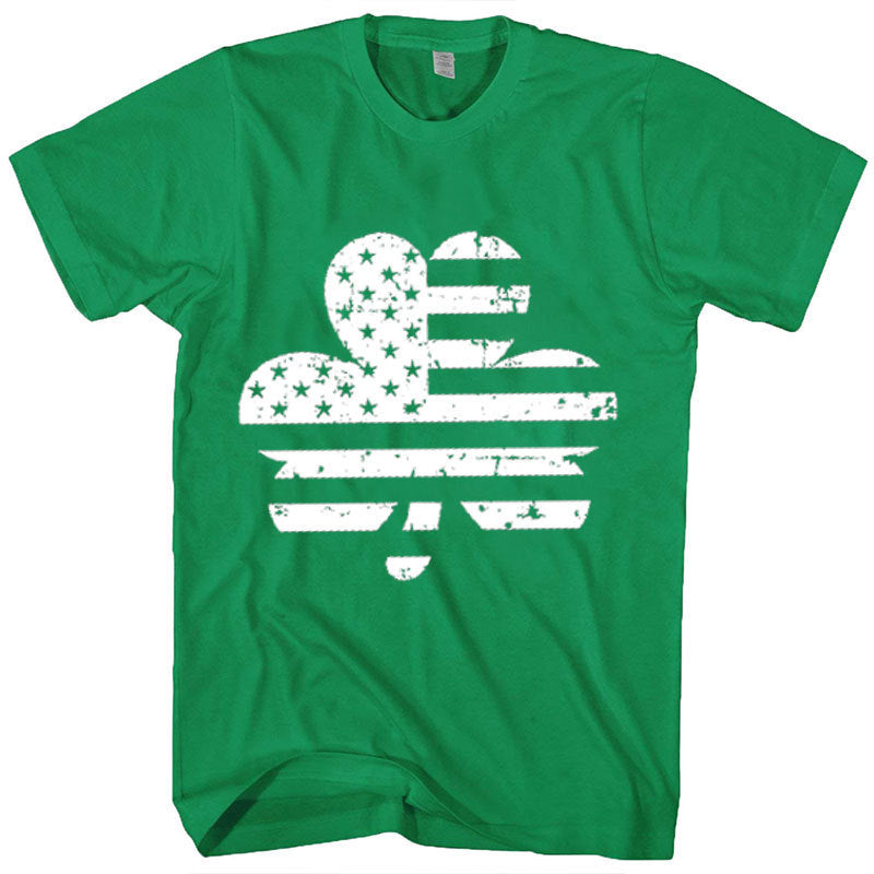 Wonderful Pure Cotton Short Sleeve T-Shirt For St. Patrick's Day ☘️