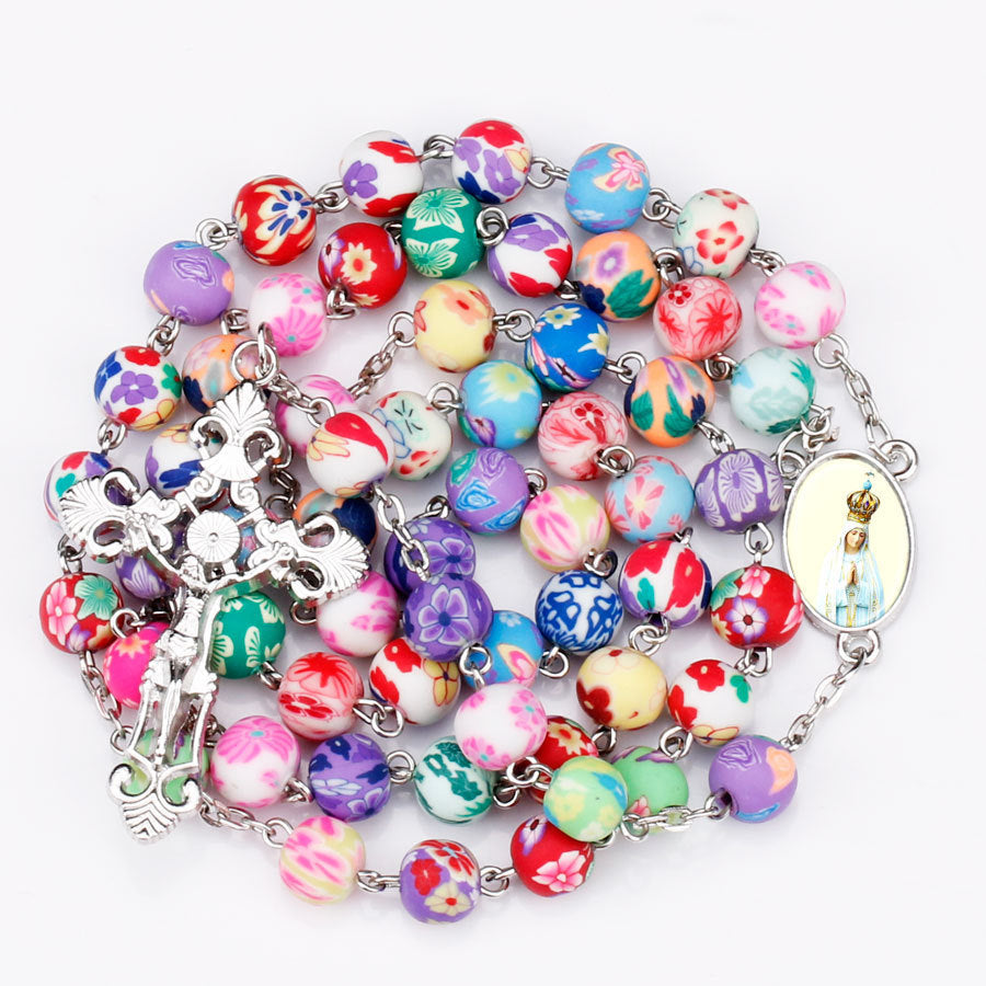 Wonderful Virgin Mary & Jesus Rosary Necklace
