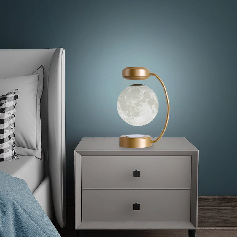 Magnetic Levitating 3D LED Moon Night Light