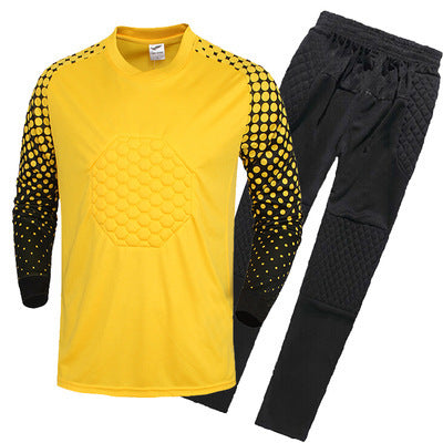 Goalkeeper Long Sleeve And Pants Suit For Soccer / Football