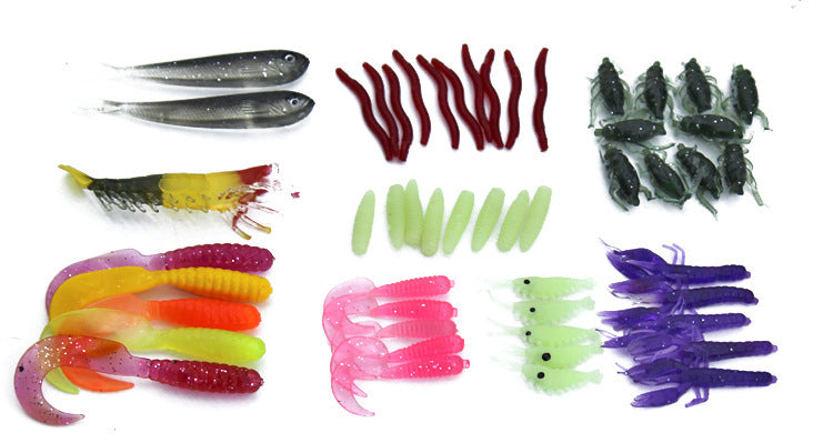 Fishing Gear Sequined Soft Bait Set - A Trust Market
