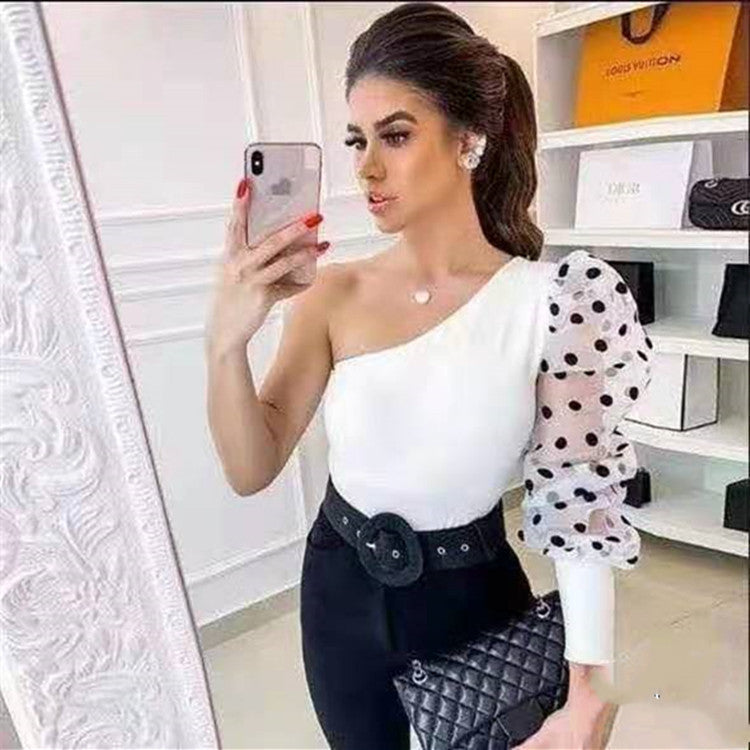 Wonderful Elegant One Shoulder T-shirts For Women