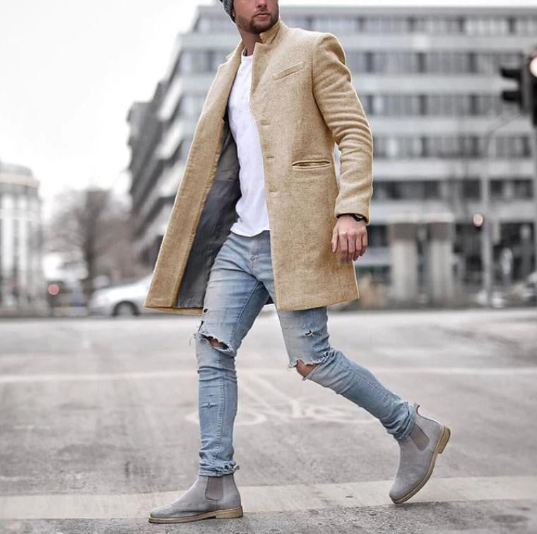 Fashionable Long Warm Coat