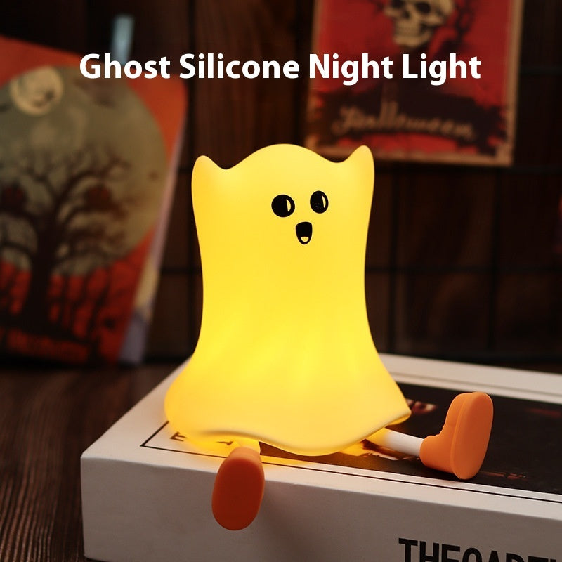 Very Cute Halloween Silicone Ghost With Touch Control - A Trust Market