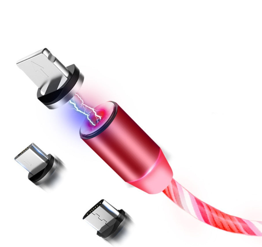 Flowing Light Magnetic Cable For Phones Charging