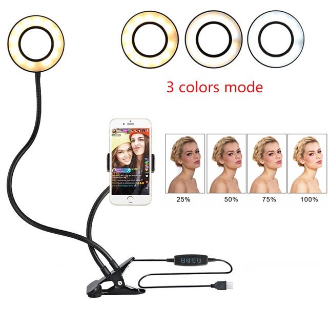 LED Selfie Ring Light for Lives. Adjustable Makeup Light - A Trust Market