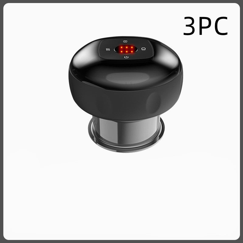 Electric Vacuum Cupping Massage Body. Cups For Anti-Cellulite Therapy And Body Massager