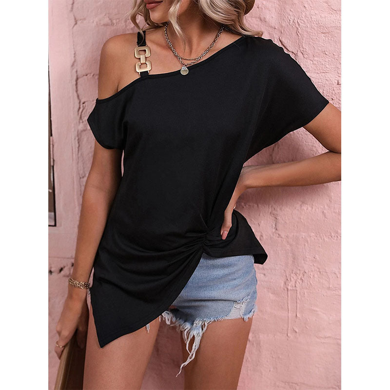 Blusa linda ombro a ombro para o verão