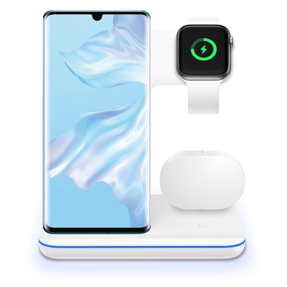 3 In 1 Wireless Charger Stand For Cell Phone and Gadgets