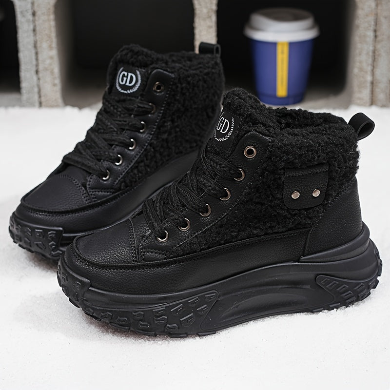 Thick And Warm Boots With Velvet For Women And Students