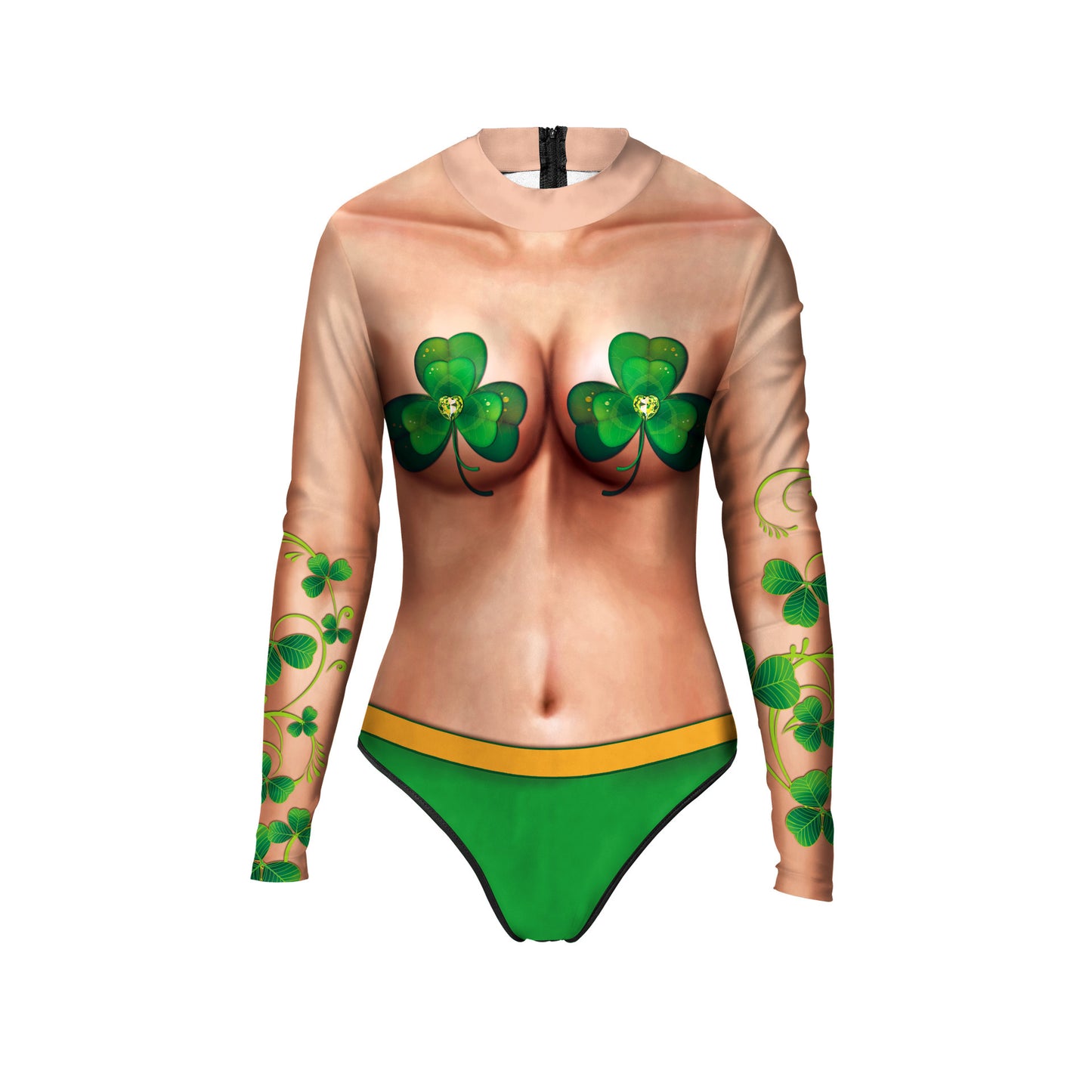 Long Sleeve St. Patrick's Day Swimwear 🏊♂️☘️