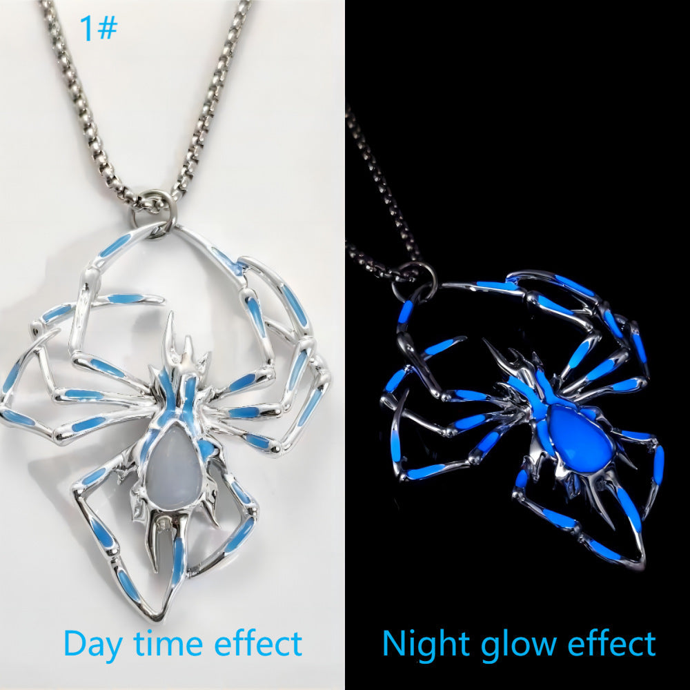 Creative Luminous Spider Necklace