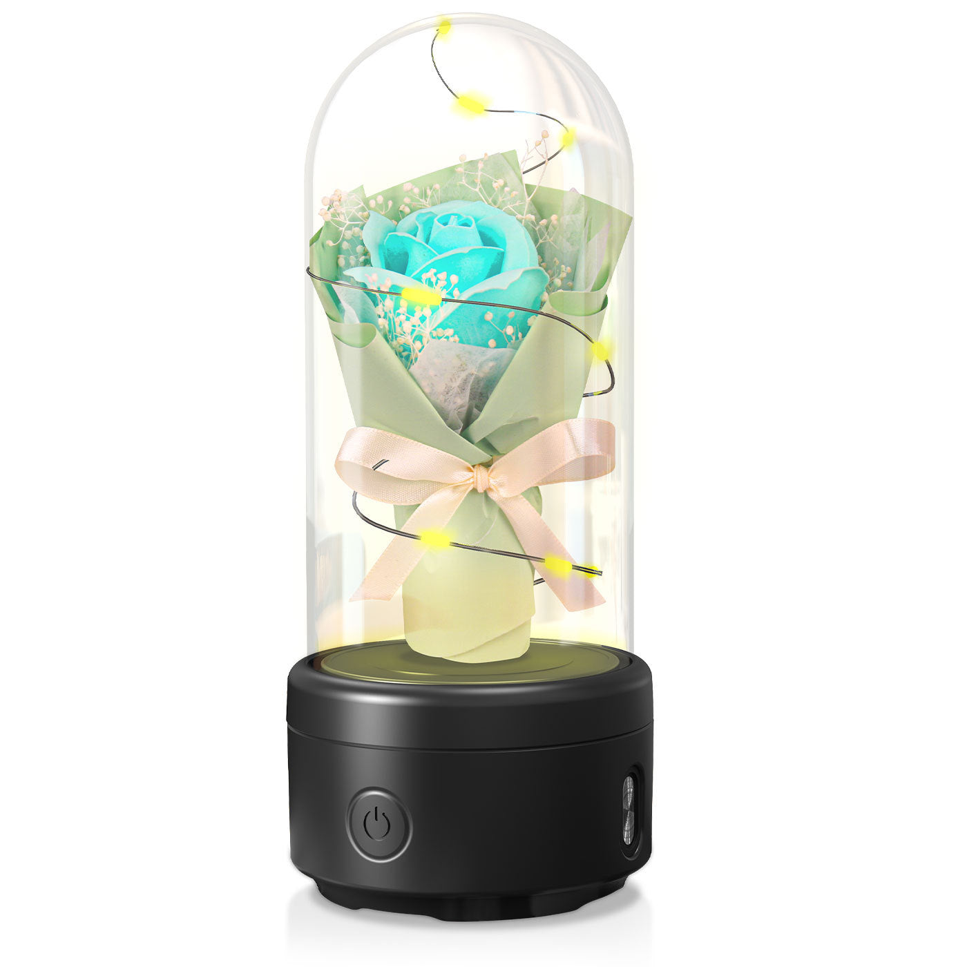 Creative 2 In 1 Bouquet LED Light And Bluetooth-compatible Speaker - A Trust Market