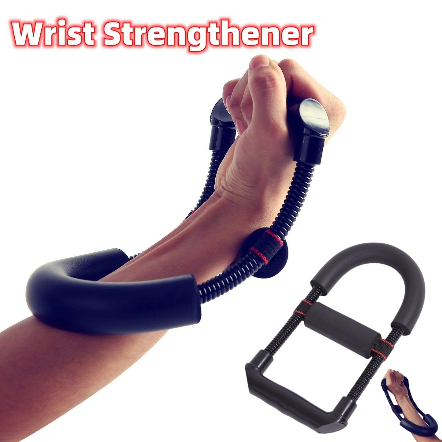 Grip Power Wrist Forearm Hand Grip Arm Trainer Adjustable Forearm Hand Wrist Exercises Force Trainer Power Strengthener Grip Fitness - A Trust Market