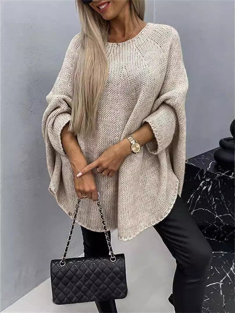 Winter Loose Batwing Sleeve Pullover