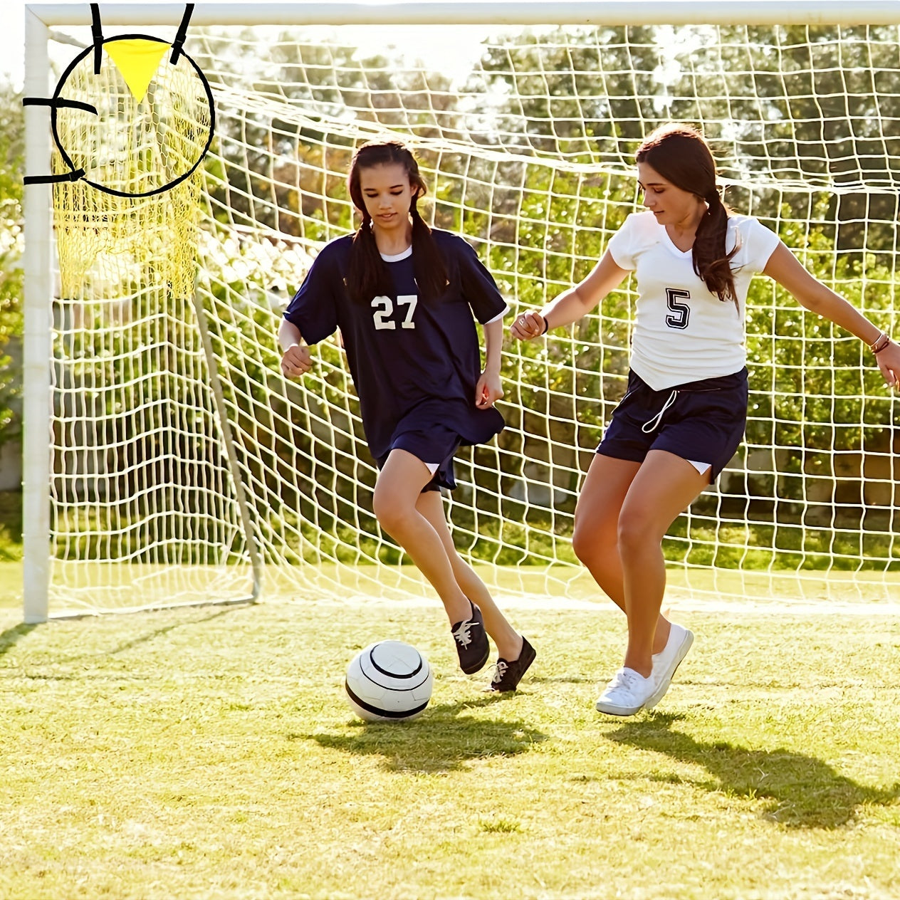 Portable Soccer Training Goal Net For Shooting Training