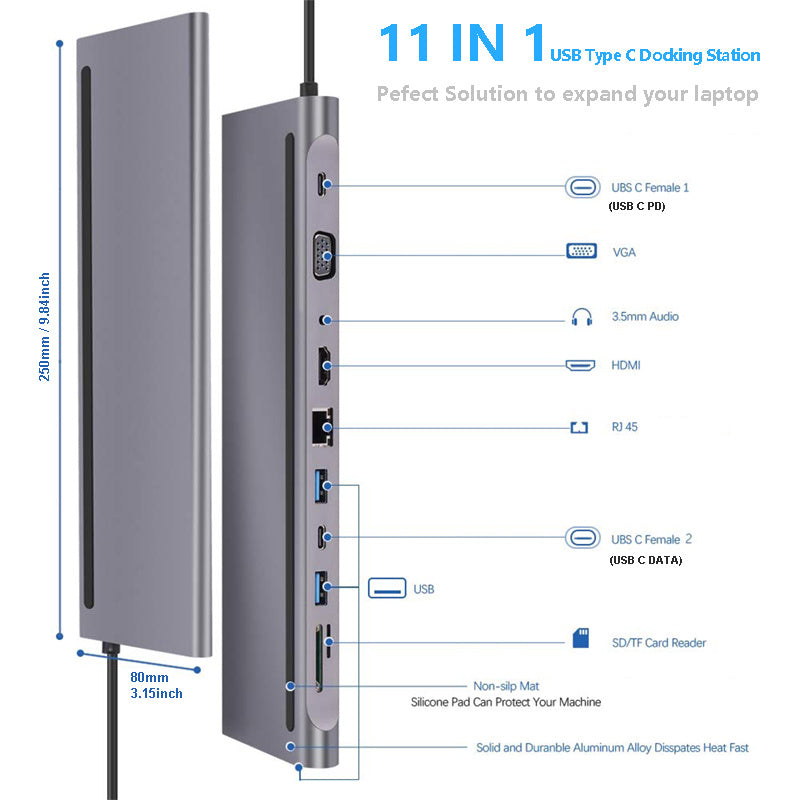 Fantastic 11 in 1 Hub Expansion Dock