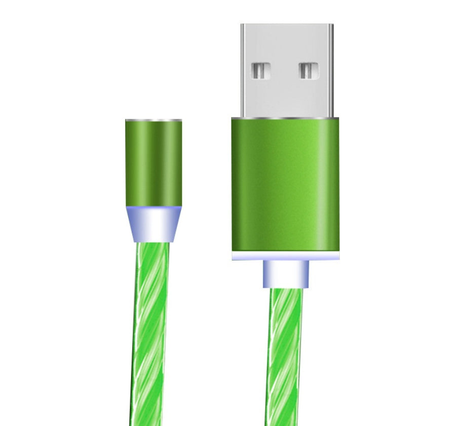 Flowing Light Magnetic Cable For Phones Charging