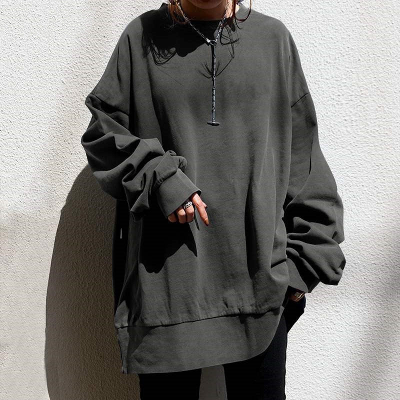 Fantastic Pullover Round Neck Loose Sweater