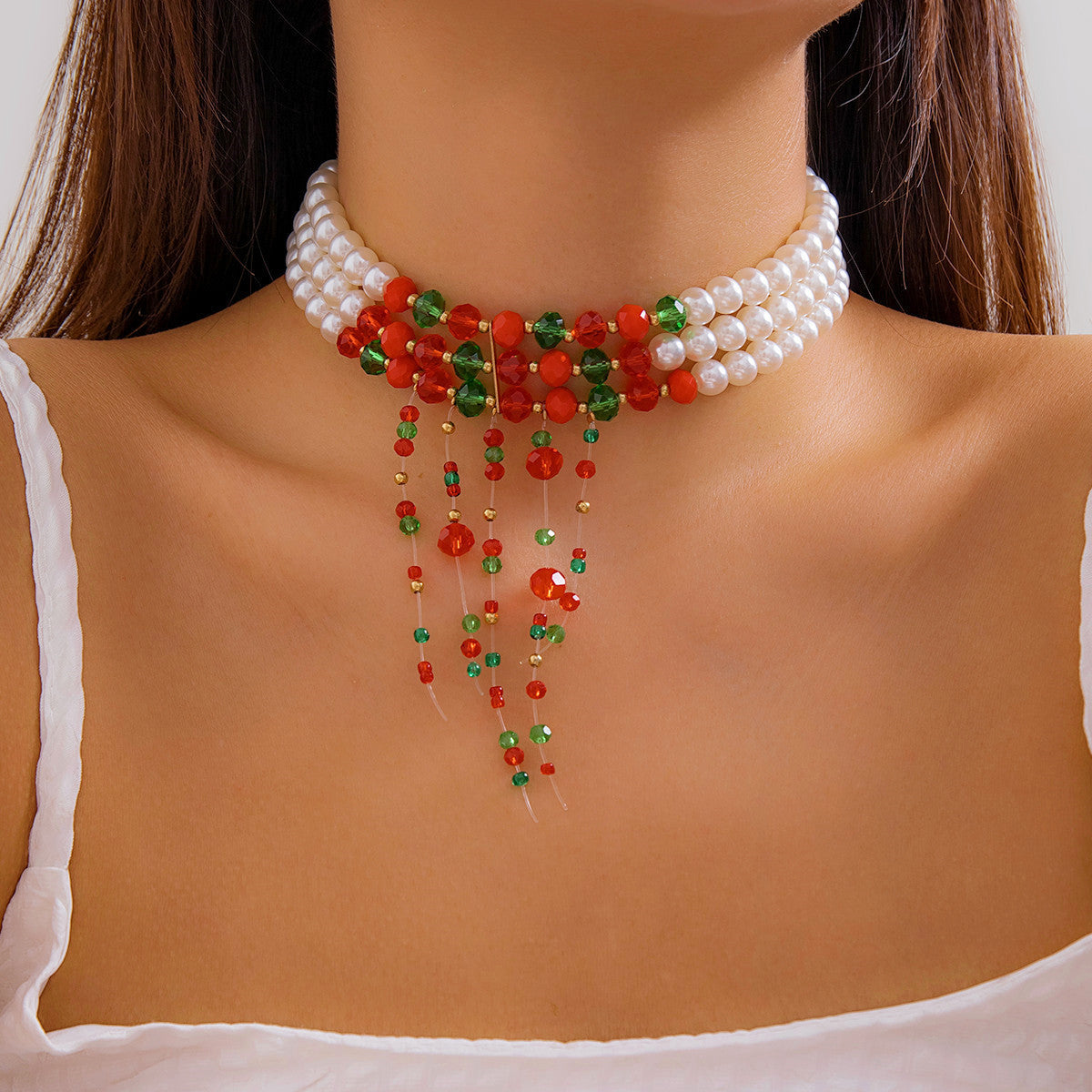 Fashion Gothic Pearl Necklace