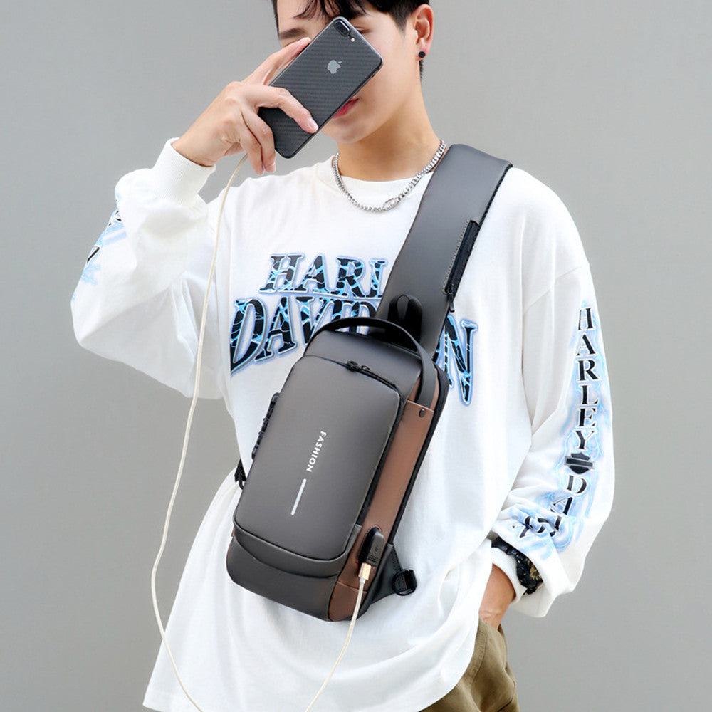 Great Anti-theft Chest Bag With Password 🎒🔑🏍️