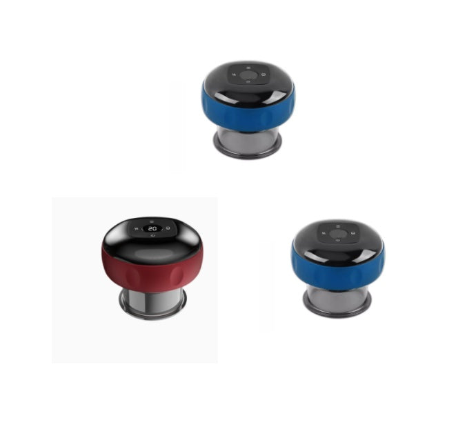 Electric Vacuum Cupping Massage Body. Cups For Anti-Cellulite Therapy And Body Massager