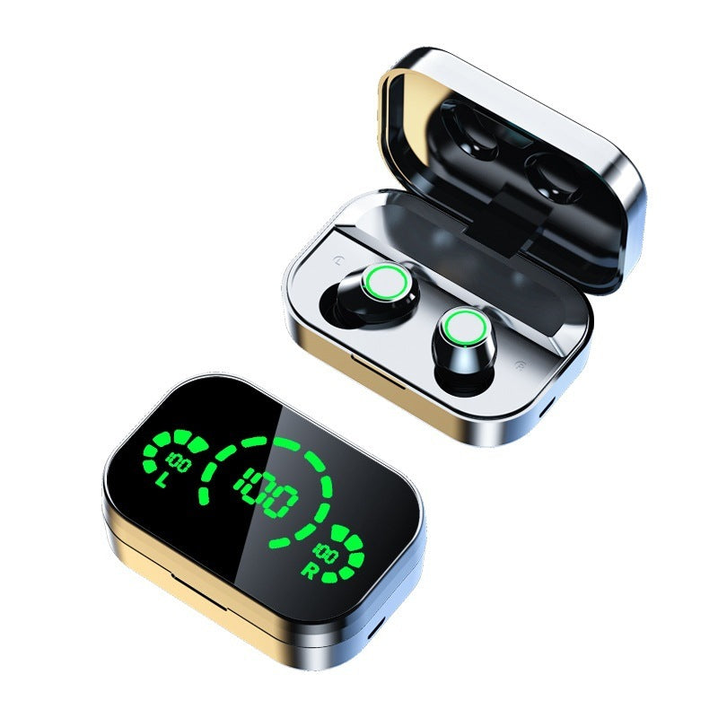 Fantastic Wireless Bluetooth Earphones With Large Screen Smart Digital Display