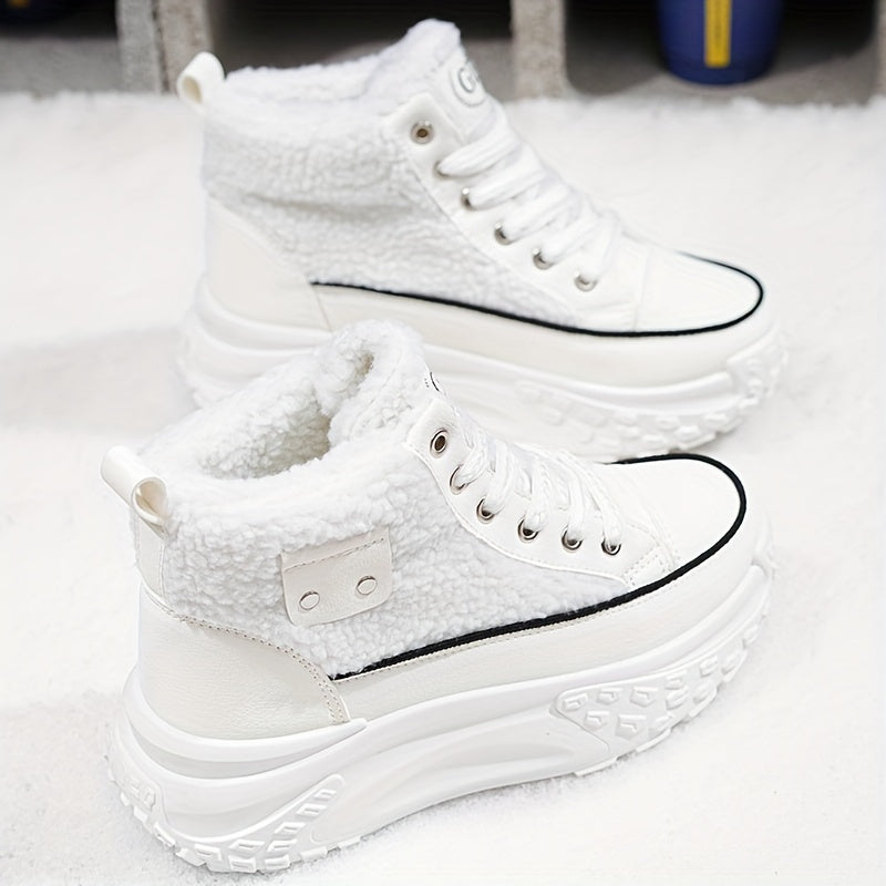 Thick And Warm Boots With Velvet For Women And Students