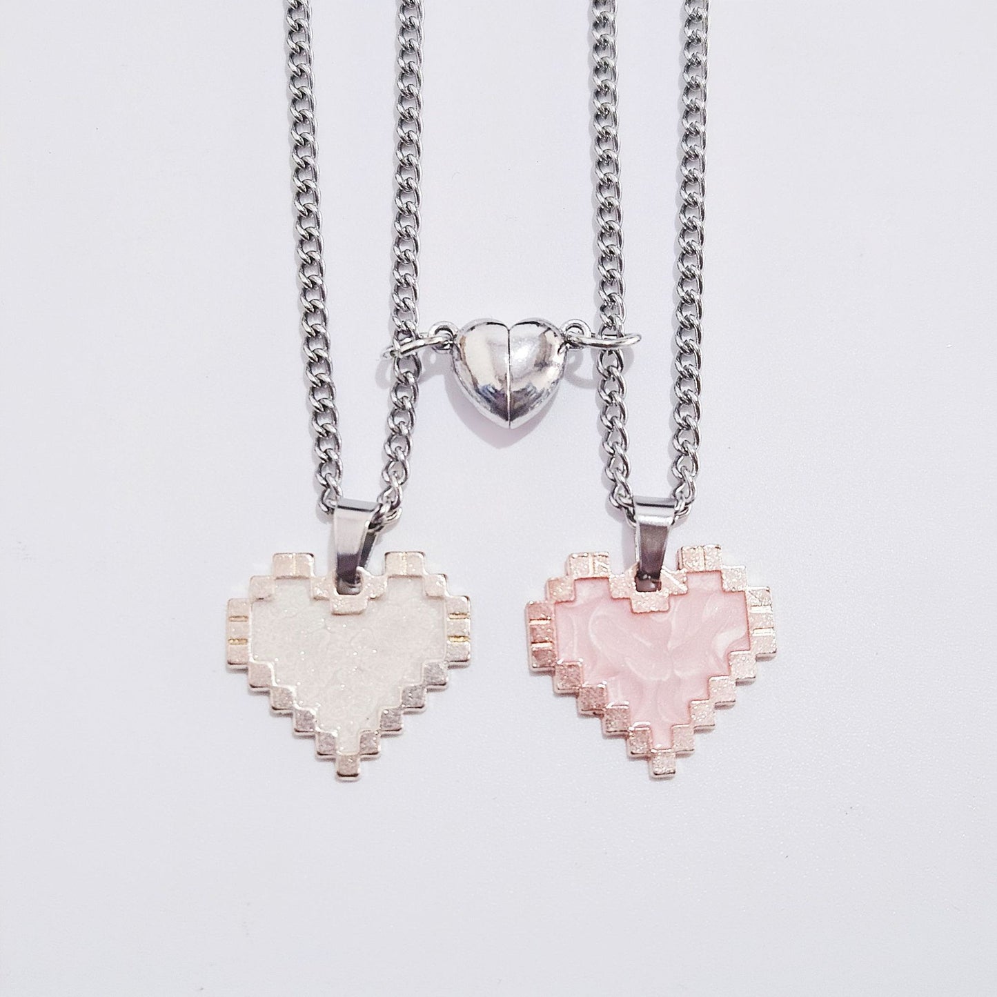 Wonderful Magnetic Heart-shaped Necklace For Couple 💖