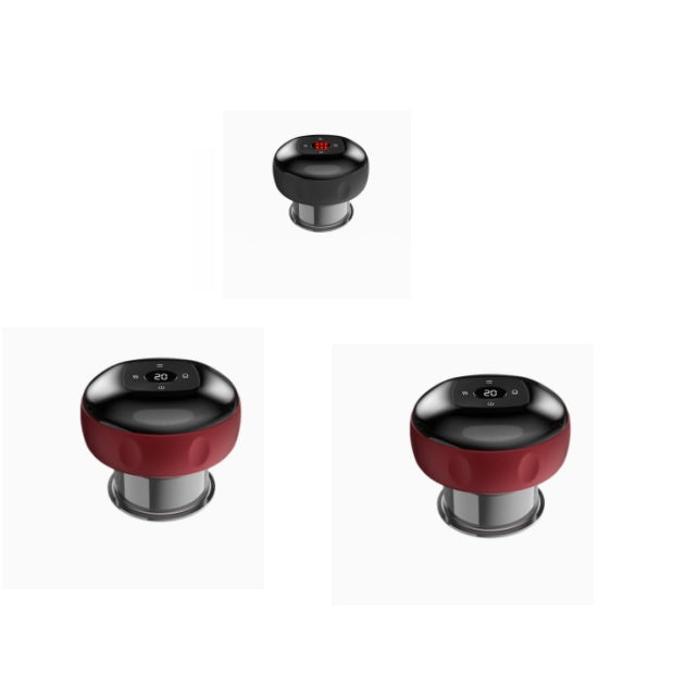 Electric Vacuum Cupping Massage Body. Cups For Anti-Cellulite Therapy And Body Massager