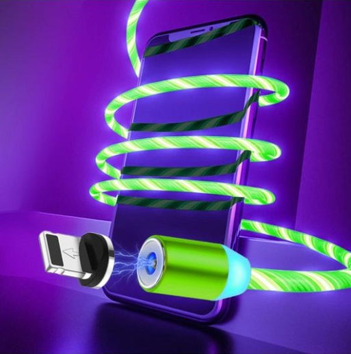 Flowing Light Magnetic Cable For Phones Charging