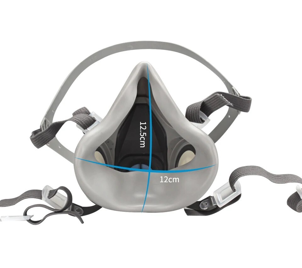 Original Reusable Respirator Half Face Cover Gas Mask With Fog-proof
