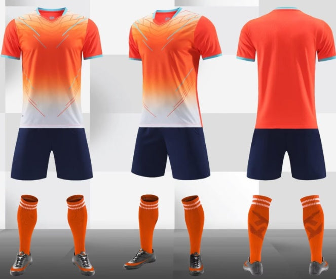 Gradient Short Sleeve Soccer/Football Jersey
