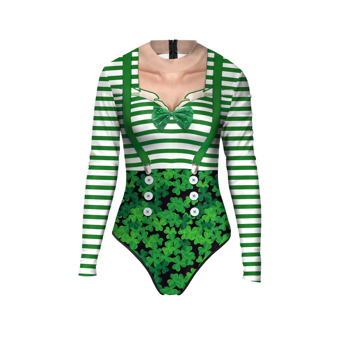 Long Sleeve St. Patrick's Day Swimwear 🏊♂️☘️