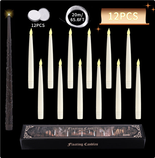 LED Floating Candles With Candle Sticks - A Trust Market