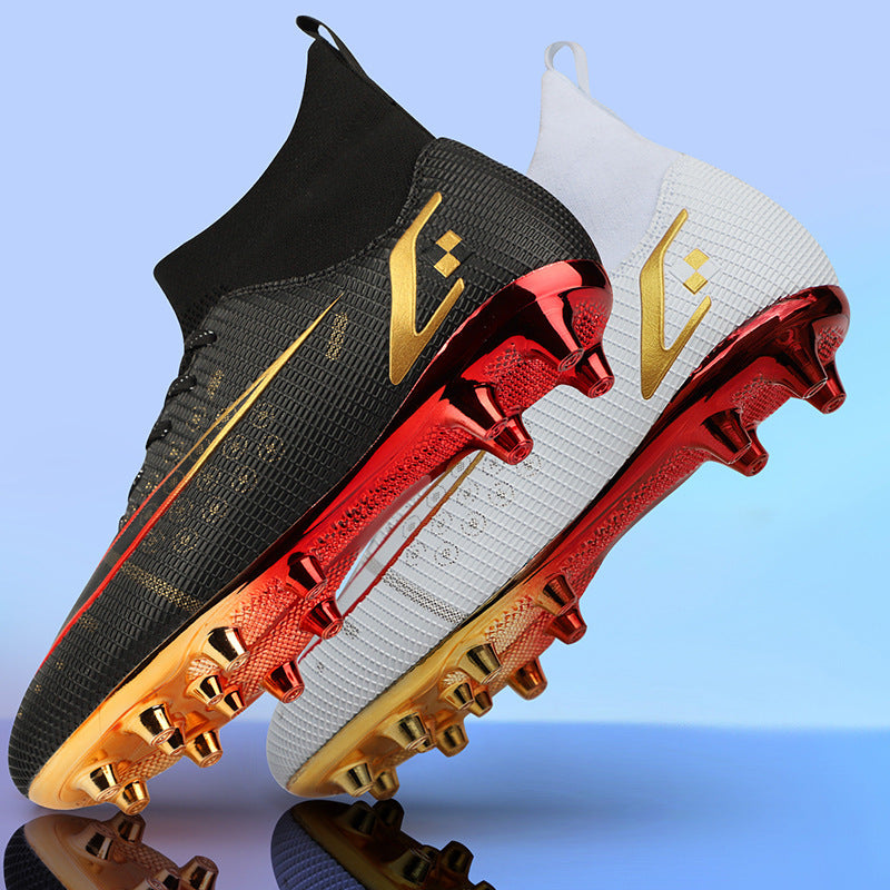 Fantastic Long Nail Football / Soccer Shoes for Natural Grass and Turf