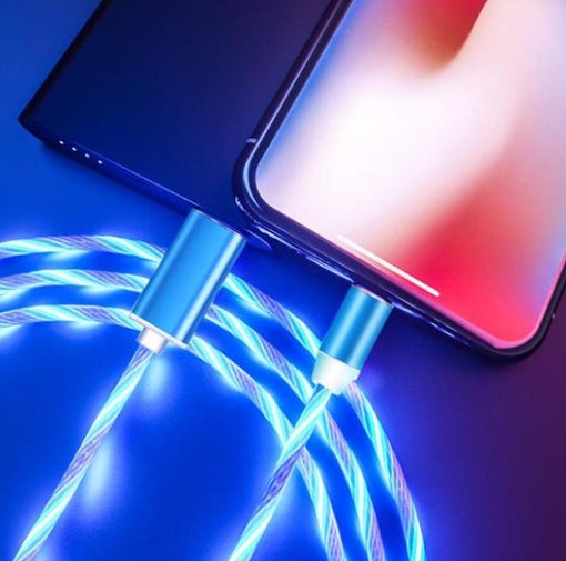 Flowing Light Magnetic Cable For Phones Charging
