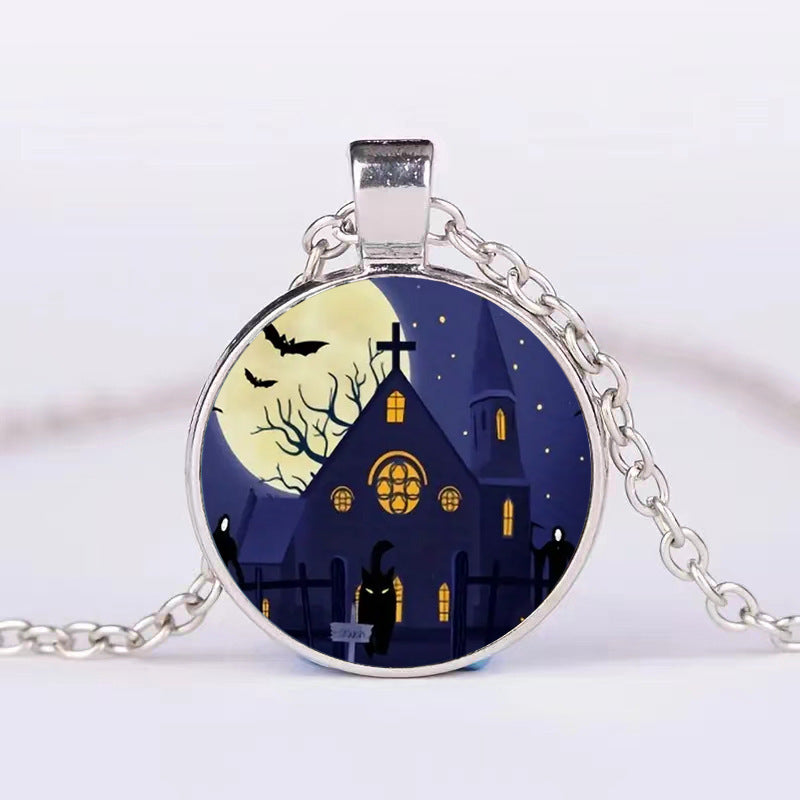 Beautiful Round Necklace For Halloween