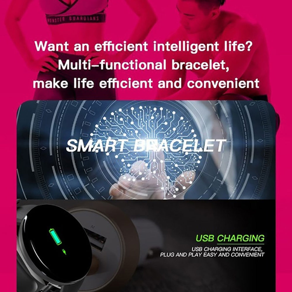 Smartwatch With Blood Pressure, Heart Rate Monitor, Pedometer And Sport Tracker