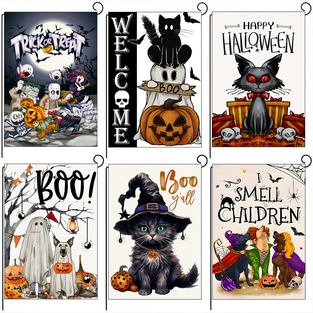 Great Garden Banner for Halloween - A Trust Market