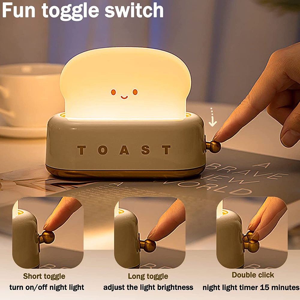 Very Funny Toaster LED Night Light With Dimming (Sale 🚨)