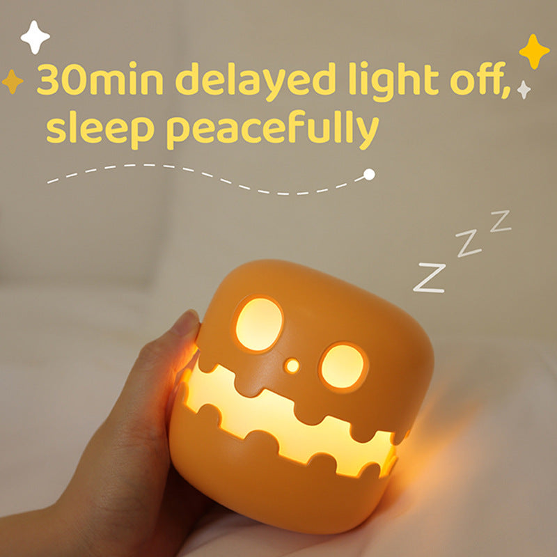 Super Cute Bedside Pumpkin Lamp